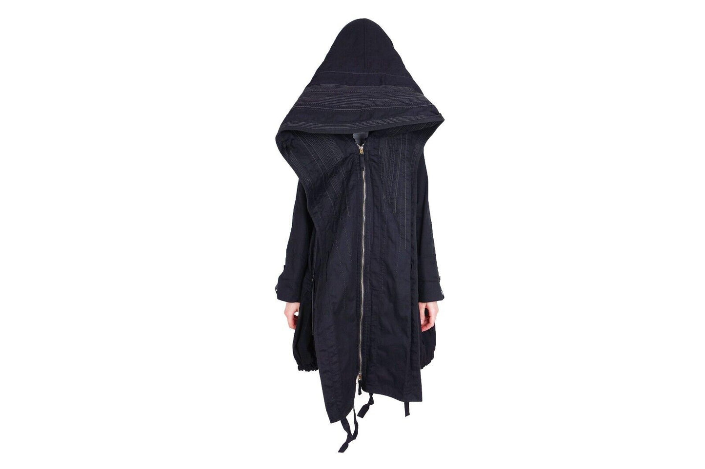 Marithe Francois Girbaud Bondage Vintage Oversized Long Jacket Coat S Parachute