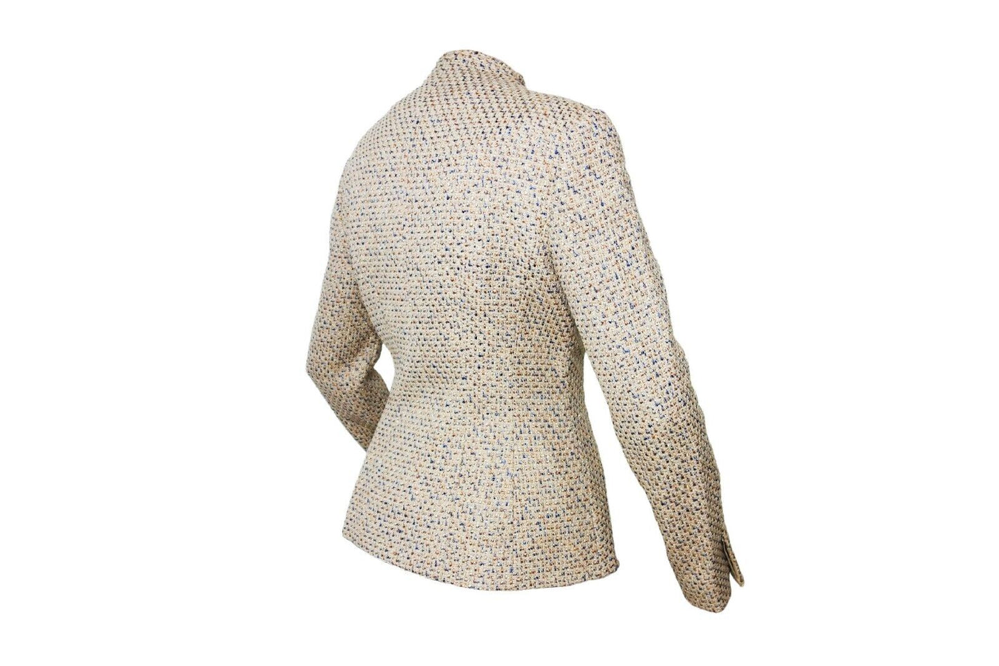 ALEXANDER McQUEEN Vintage FW 2004 "Pantheon As Lecum" Beige Tweed Blazer Jacket