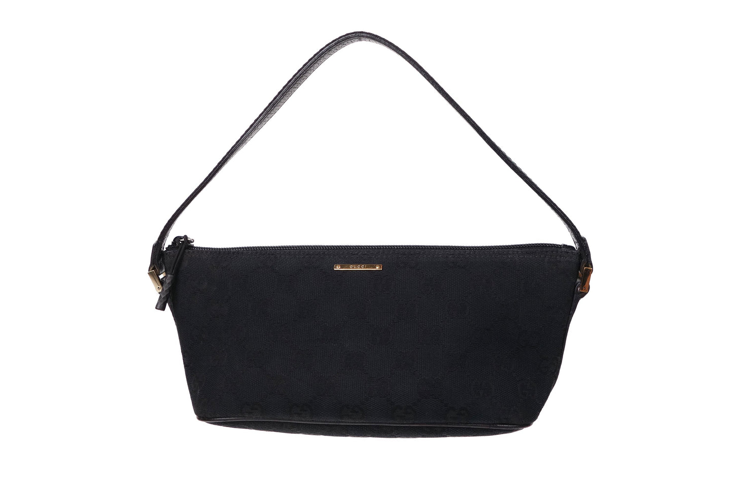 Gucci black monogram canvas mini handbag - Strumok