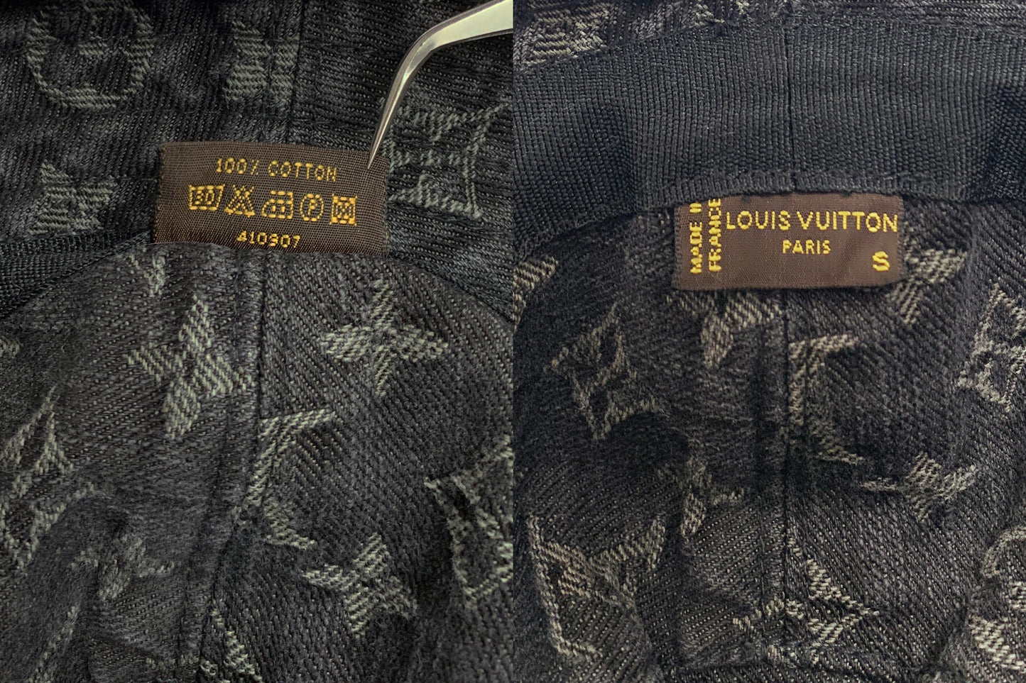 Louis Vuitton Grey Denim Monogram Bucket Hat - Strumok